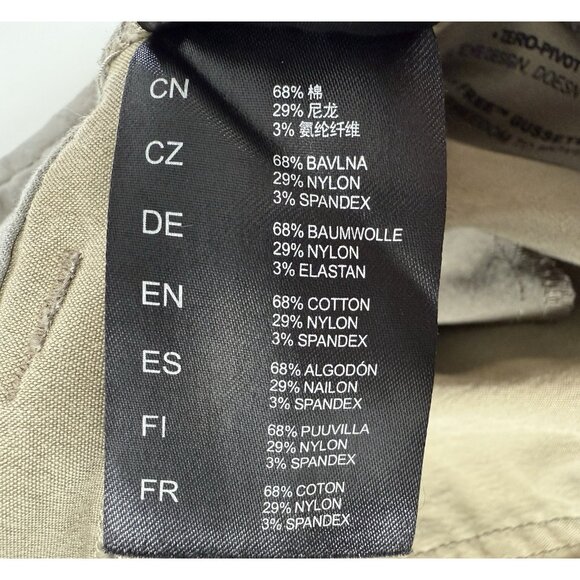 Kuhl Revolvr Pants Mens Vintage Patina Dye Outdoor Hiking Work Size 34x30 Khaki - Picture 12 of 14